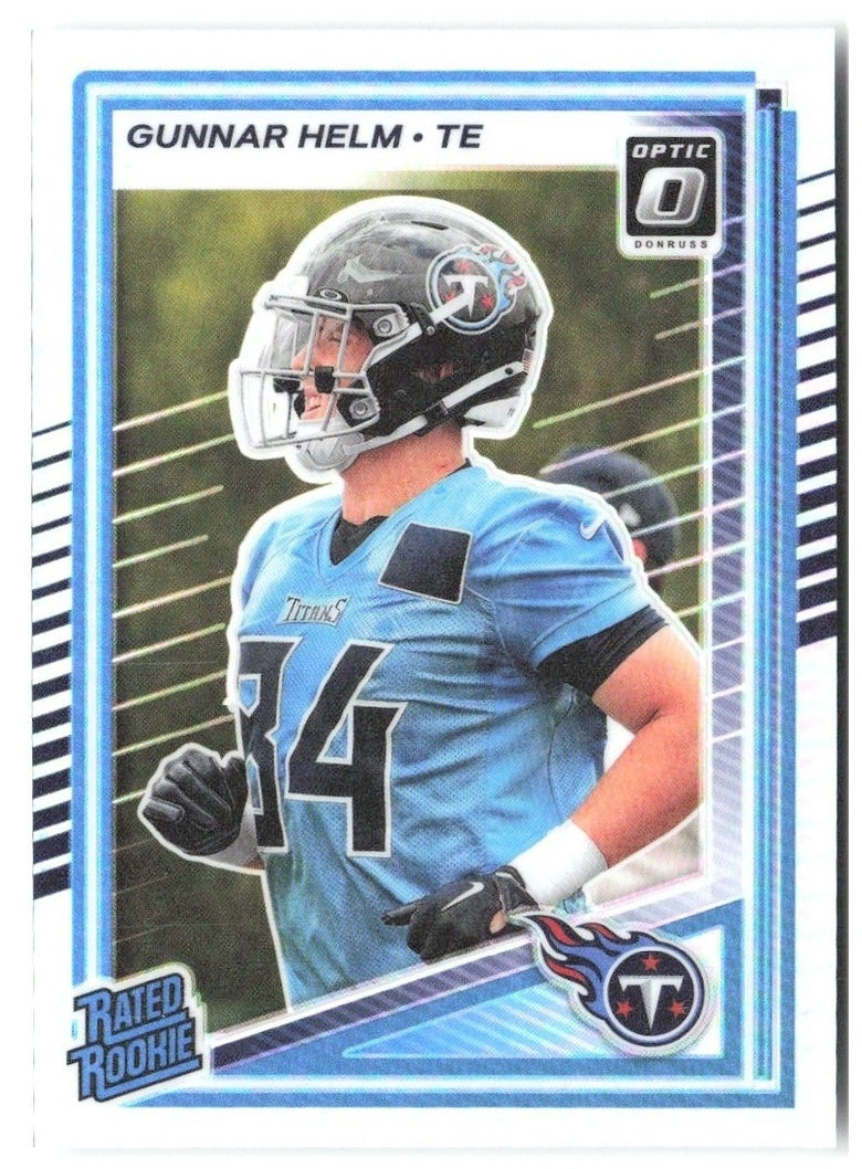 Gunnar Helm Donruss Optic - Holo 294 2025 Tennessee Titans