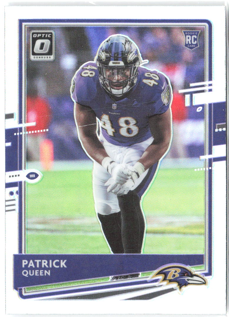 Patrick Queen Donruss Optic - Holo 118 2020 Baltimore Ravens
