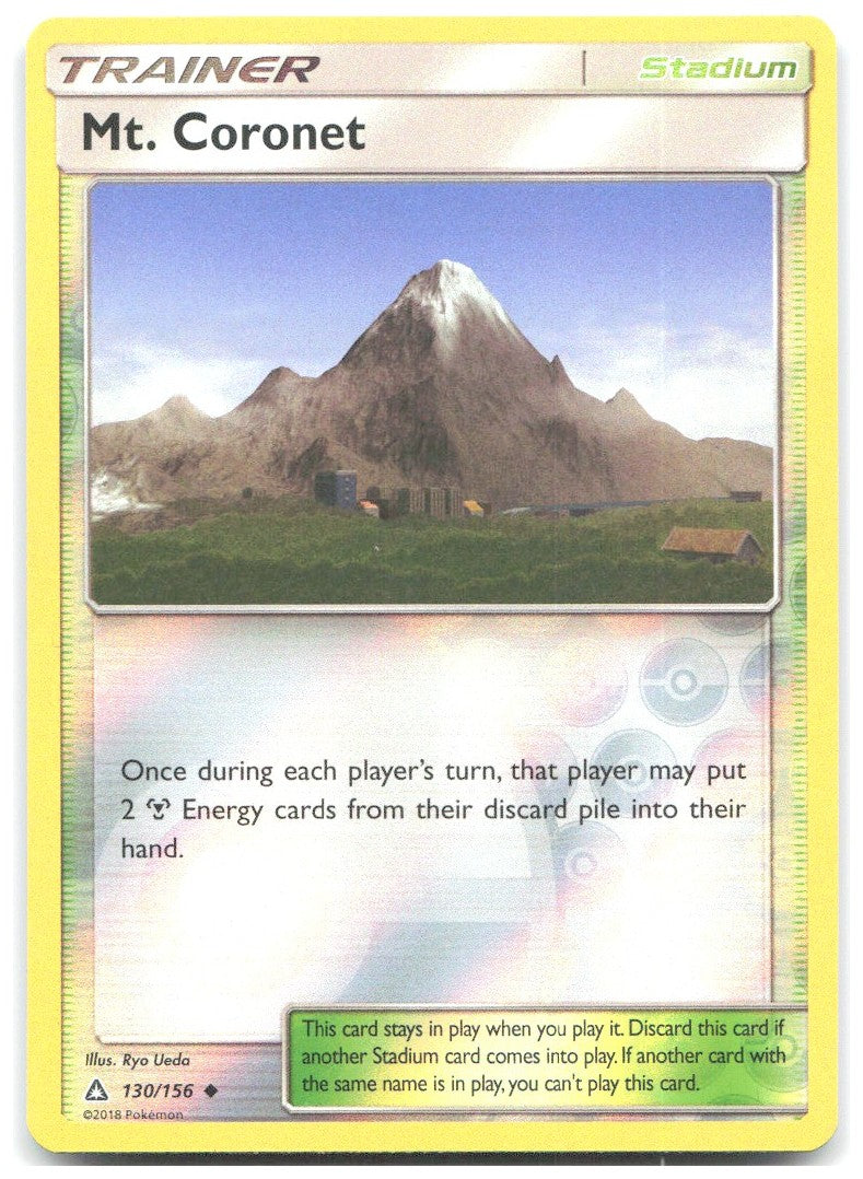 Mt. Coronet Reverse Holo Uncommon SM Ultra Prism 130/156 NM Ryo Ueda