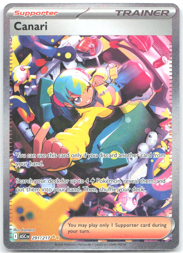Canari Holo Special Illustration Rare ME: Ascended Heroes 291/217 NM Naoki Saito