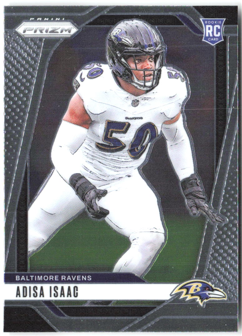 Adisa Isaac Panini Prizm 302 2024 Baltimore Ravens RC
