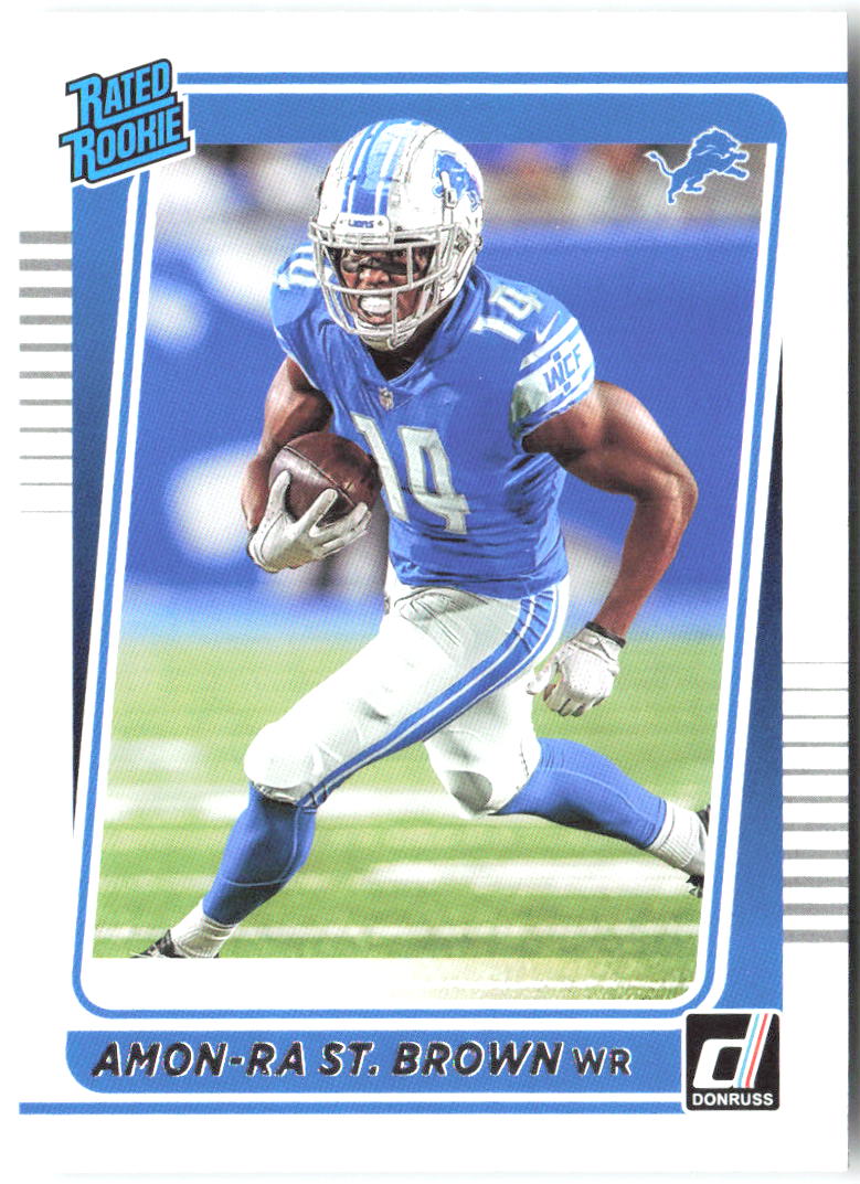 Amon-Ra St. Brown Donruss 284 2021 Detroit Lions RC