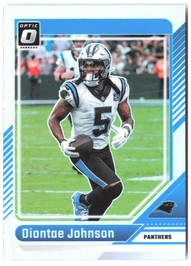 Diontae Johnson Donruss Optic - Holo 30 2024 Carolina Panthers