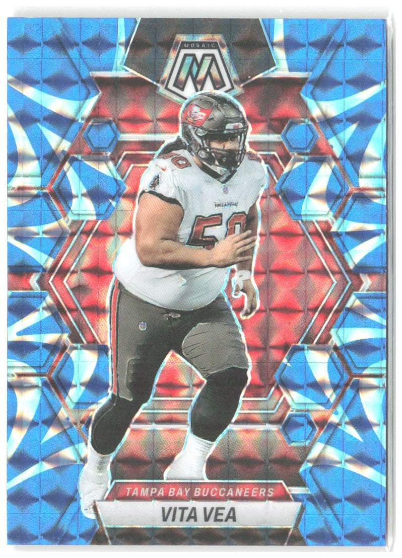 Vita Vea Panini Mosaic - Reactive Blue Mosaic 230 2023 Tampa Bay Buccaneers