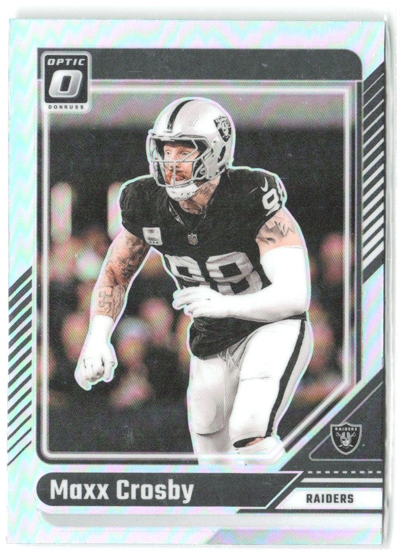 Maxx Crosby Donruss Optic - Holo 105 2024 Las Vegas Raiders