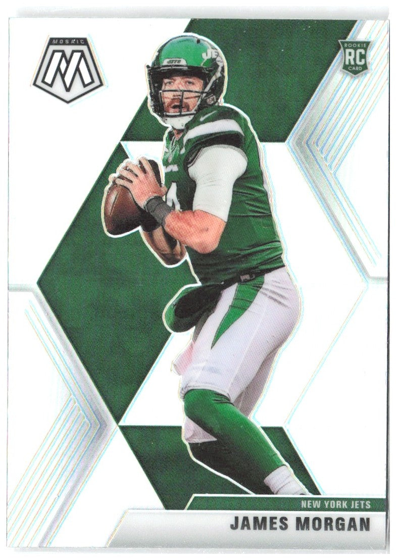 James Morgan Panini Mosaic - Prizm Silver 238 2020 New York Jets