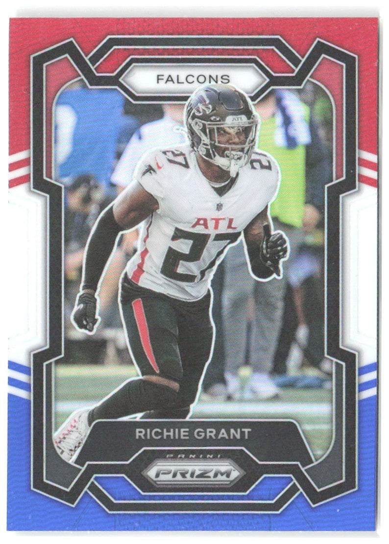 Richie Grant Panini Prizm - Red White and Blue 13 2023 Atlanta Falcons