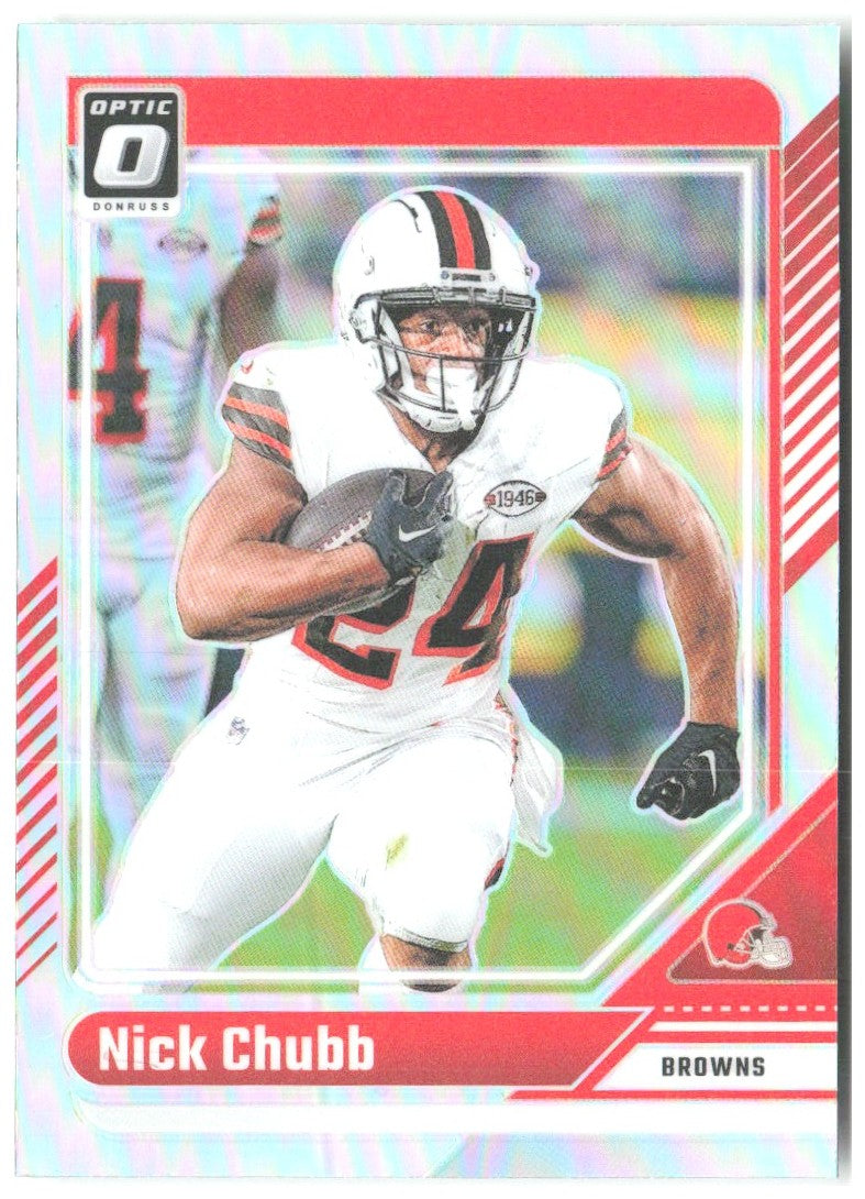 Nick Chubb Donruss Optic - Holo 45 2024 Cleveland Browns