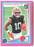 Quinshon Judkins Donruss Optic - Pink 252 2025 Cleveland Browns