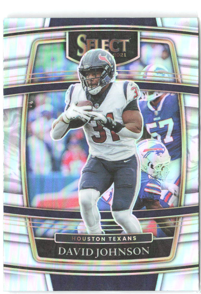 David Johnson Panini Select - Silver Prizm 15 2021 Houston Texans