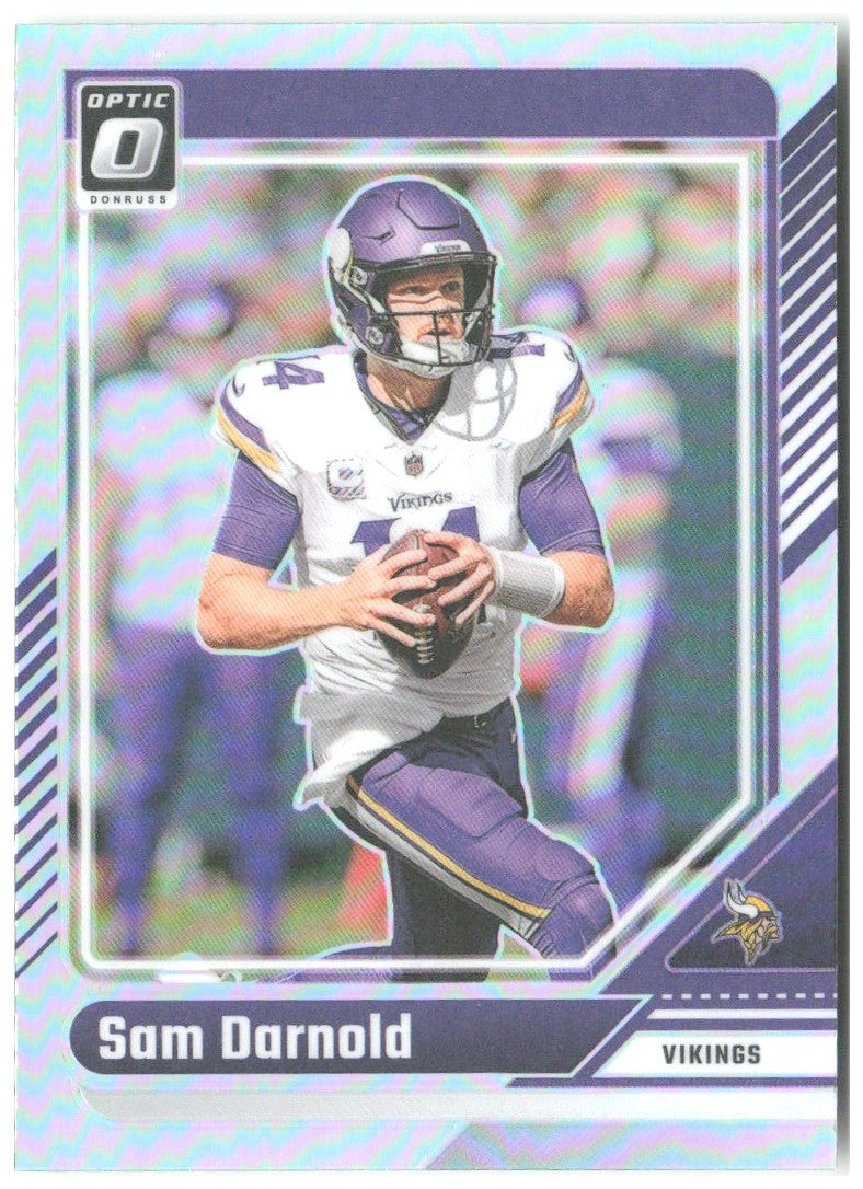Sam Darnold Donruss Optic - Holo 127 2024 Minnesota Vikings