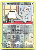 Minccino Reverse Holo Common SWSH09 Brilliant Stars 124/172 NM Midori Harada