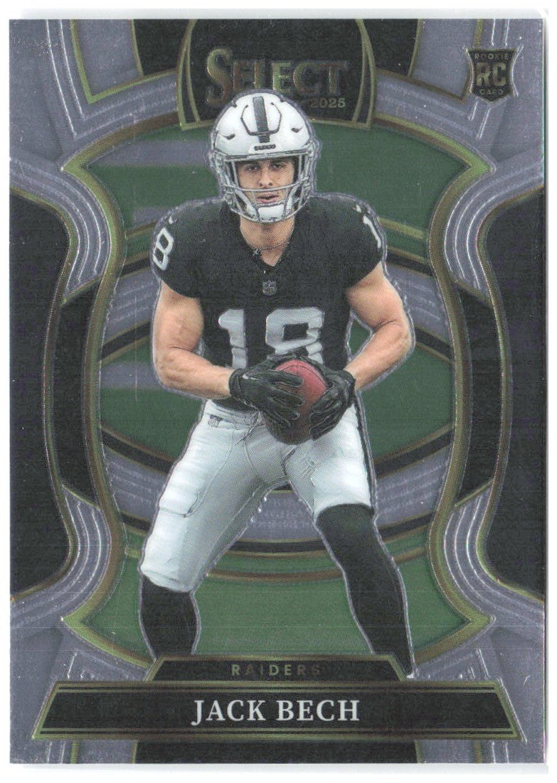 Jack Bech Panini Select 6 2025 Las Vegas Raiders RC
